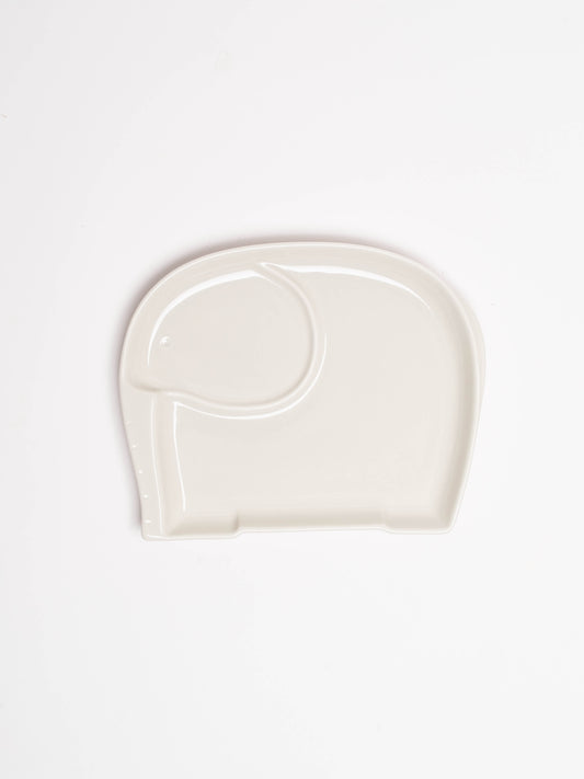 mino-ware-elephant-divided-plate-ivory-1