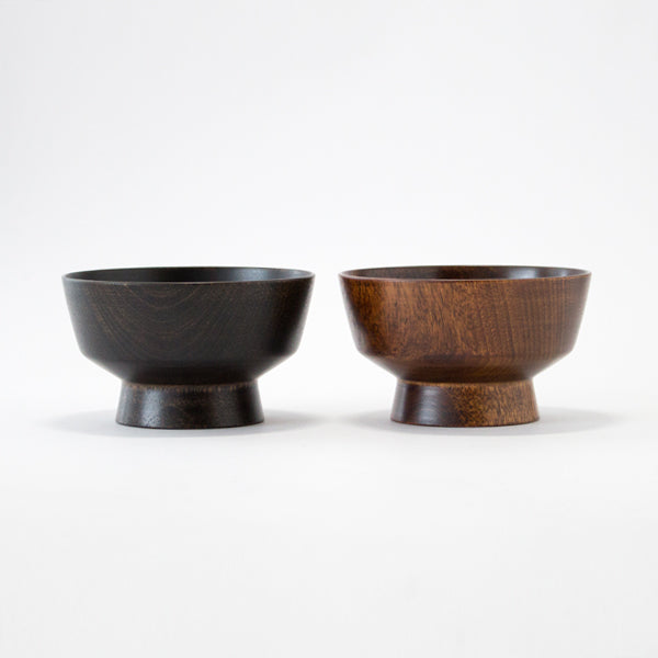 ROKUROSHA Handcrafted Rice Bowl - Urushi Black
