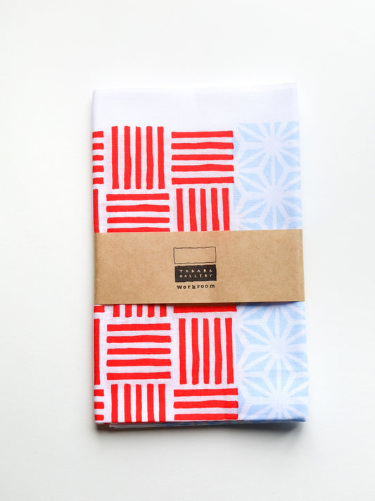 takara-gallery-workroom-traditional-gujo-hand-towel-100-cotton-japanese-tenugui-red-light-blue-1